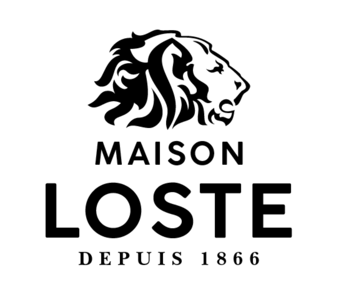 Étiquette de la bière blonde de la maison Loste