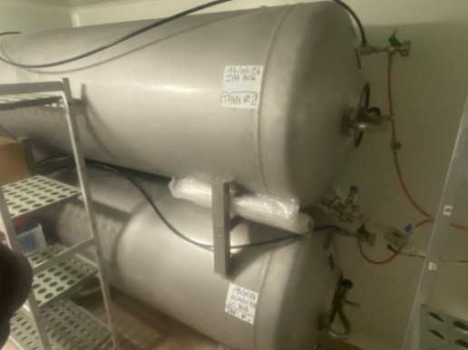 Installation de tanks à bière